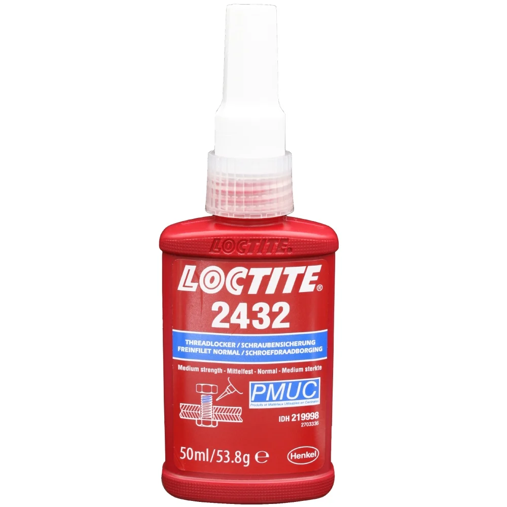 Loctite 2432 PMUC Threadlocker medium strength blue 50ml